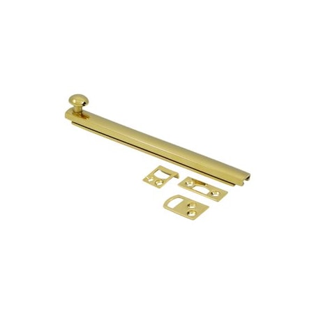 Deltana 6 Surface Bolt, Concealed Screw, HD, 10PK 6SBCS003-XCP10